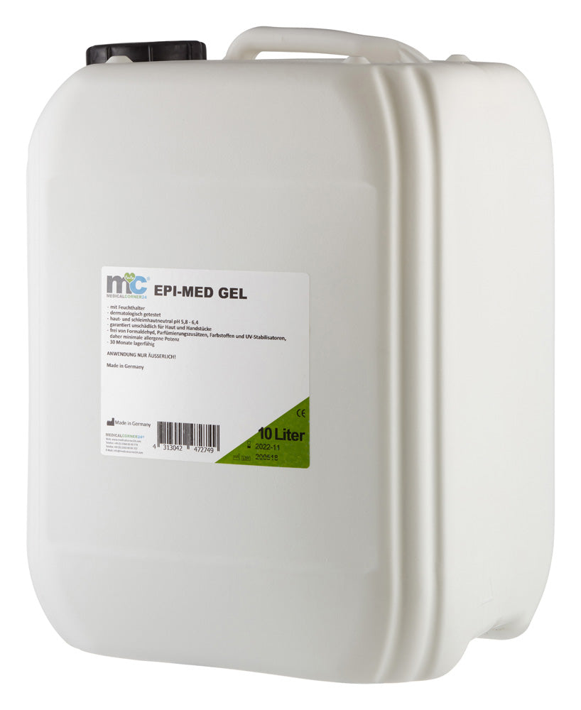 IPL-Kontaktgel Kanister, weiß, schwarzer Deckel, 10 Liter