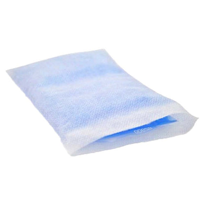 Kalte-warme Gel-Kompressen in Vlieshülle, hellblau, gefaltet, 13×14 cm
