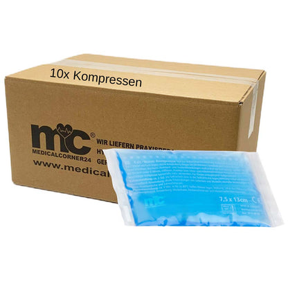 Kalt-Warm-Gelkompressen im Karton, 10 Stück, einzeln verpackt