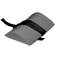 Pader Lordosekissen mit Klettband, anthrazitfarbenes Kissen mit gebogener Form