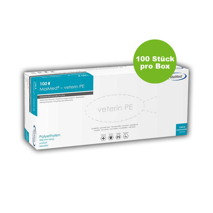 Verpackungskarton veterin PE mit Hinweis „100 Stück pro Box“, orange, 90 cm
