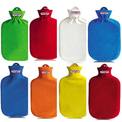 Wärmflaschen mit Fleecebezug von Sänger, mehrere Farben