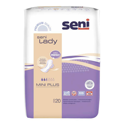 Seni Lady Inkontinenzeinlagen MINI PLUS, beiger Packungsteil