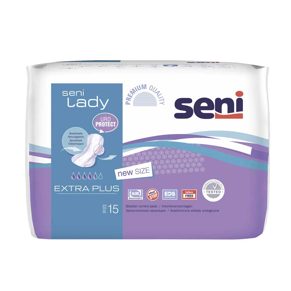 Seni Lady Inkontinenzeinlagen EXTRA PLUS, blaue Packung