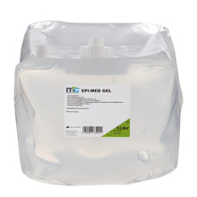 EPI-MED IPL-Kontaktgel im 5-Liter-Beutel, frontal mit Verschluss und Etikett