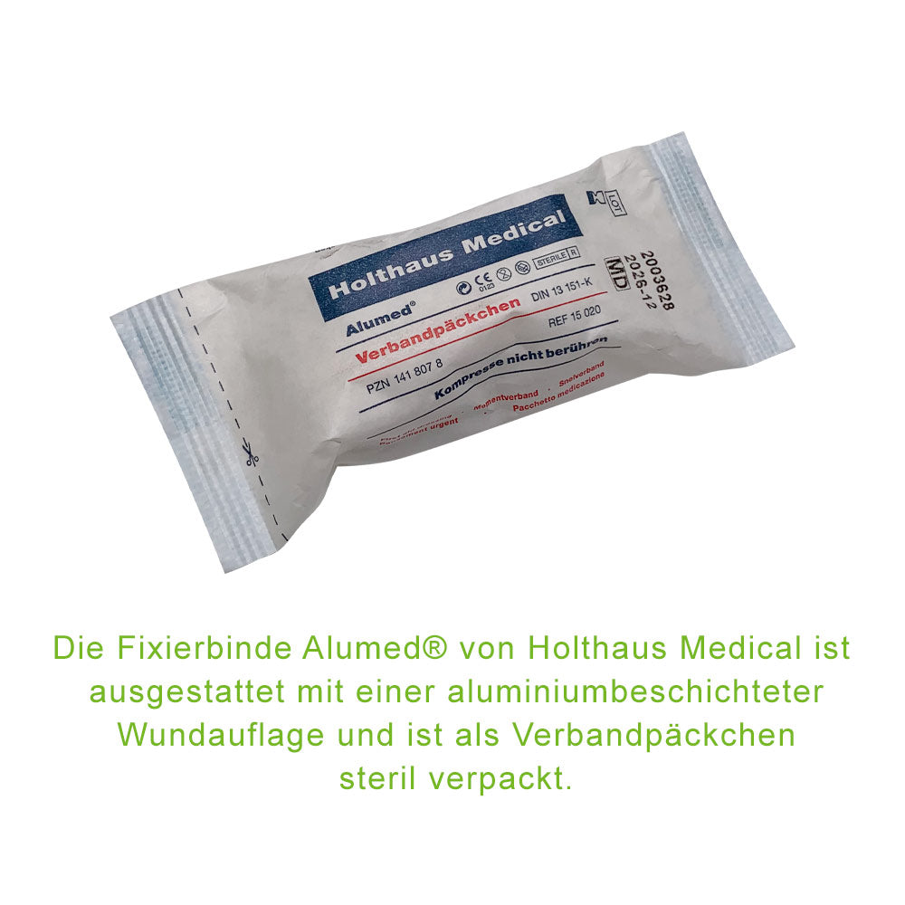 Steriles Holthaus Medical Alumed® Verbandpäckchen mit Kompresse in Folienverpackung