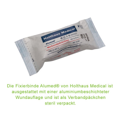 Steriles Holthaus Medical Alumed® Verbandpäckchen mit Kompresse in Folienverpackung
