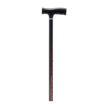 Behrend Aluminium-Gehstock mit Komfortgriff, verstellbar in Bronze