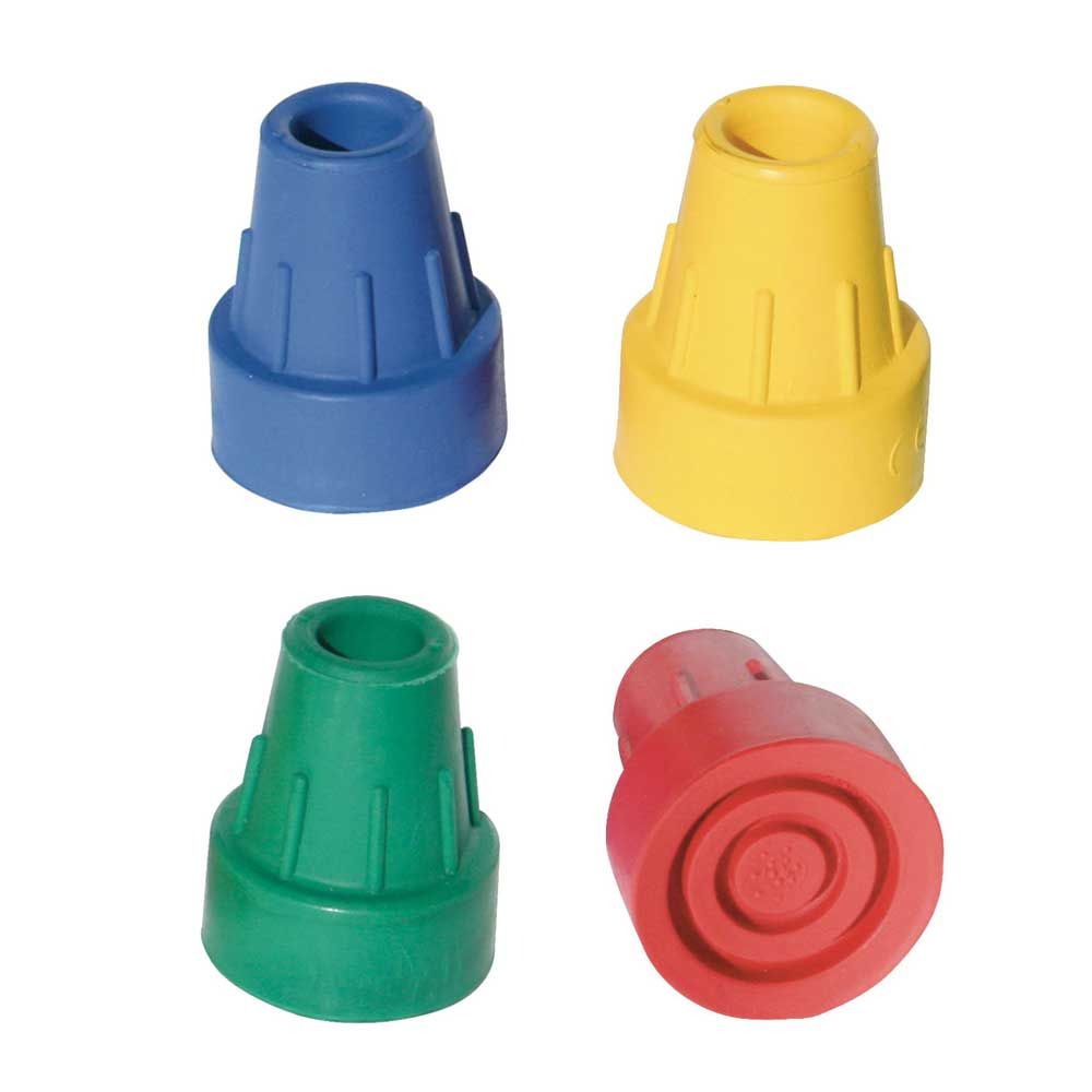 Behrend Krückenkapsel-Set, große Haftfläche, Gr.0, 16 mm, blau, gelb, grün, rot