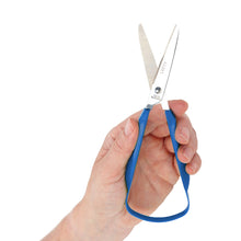 Schere mit EASI-GRIP Griff, blaue Kunststoffgriffe, Edelstahlklingen