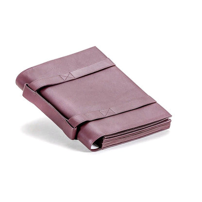 Dürasol Karteikarten-Tasche aus Leder, bordeaux