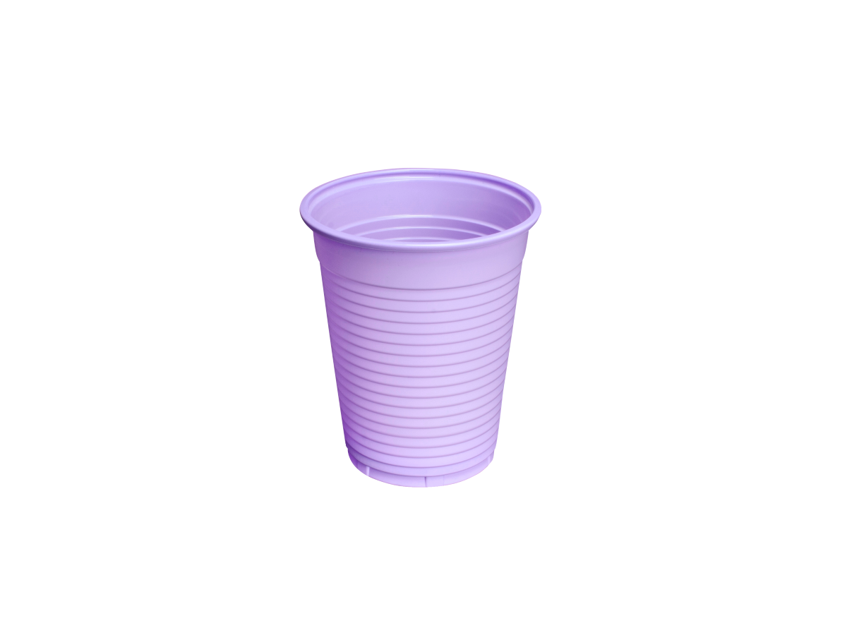 Euronda Monoart Einwegbecher, 180 ml, lila