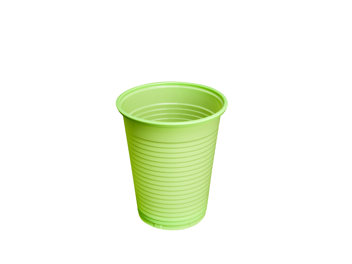 Euronda Monoart Einwegbecher, 180 ml, hellgrün
