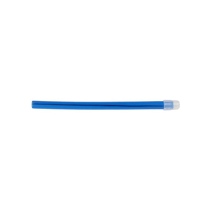 Speichelsauger mit loser Kappe, 15 cm, blau