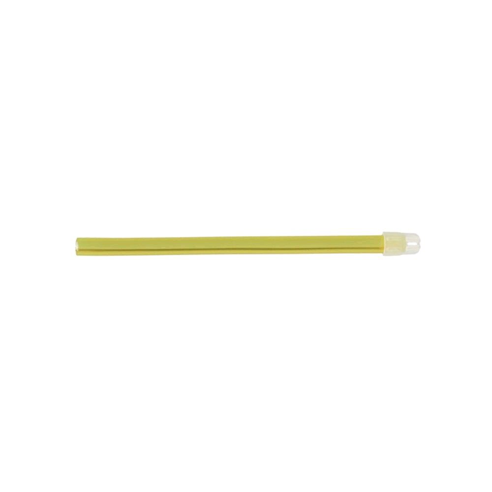 Speichelsauger mit loser Kappe, 15 cm, gelb