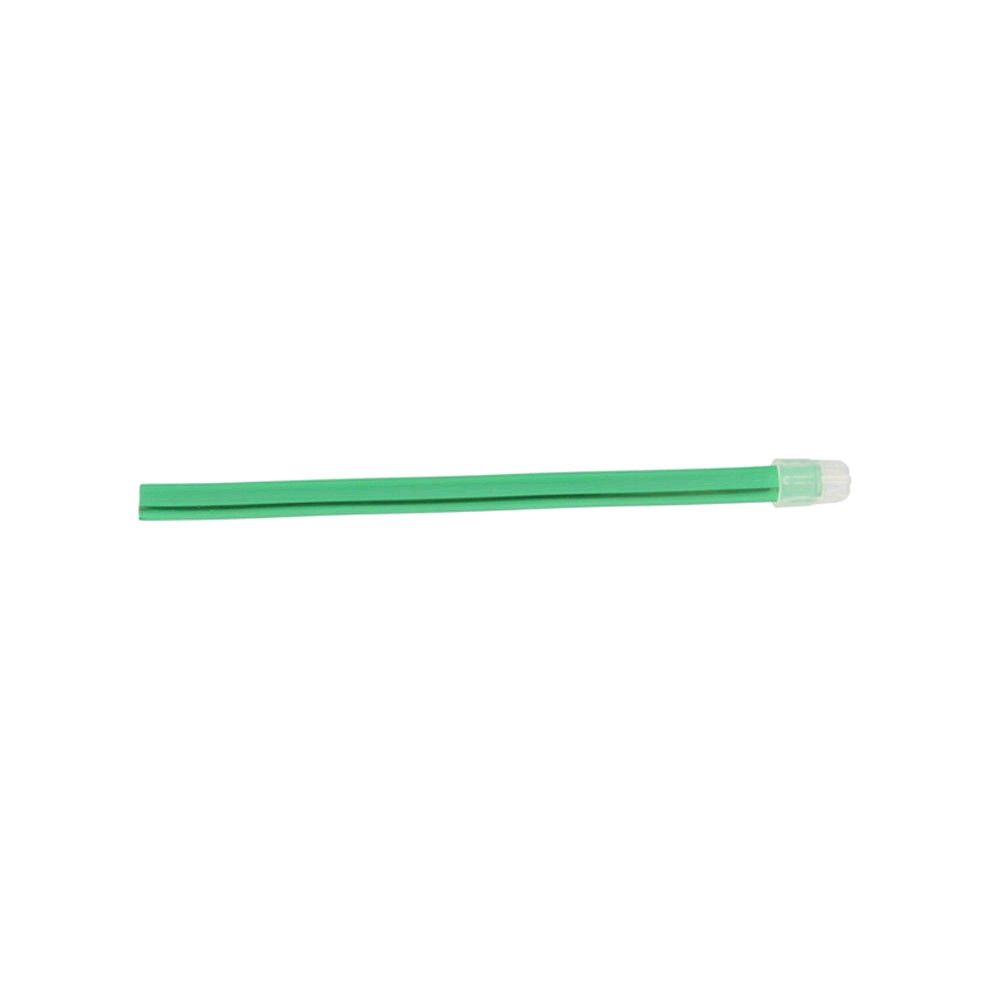 Speichelsauger mit loser Kappe, 15 cm, grün
