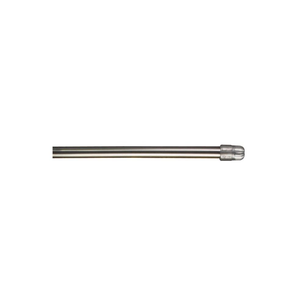 Speichelsauger mit loser Kappe, 15 cm, transparent