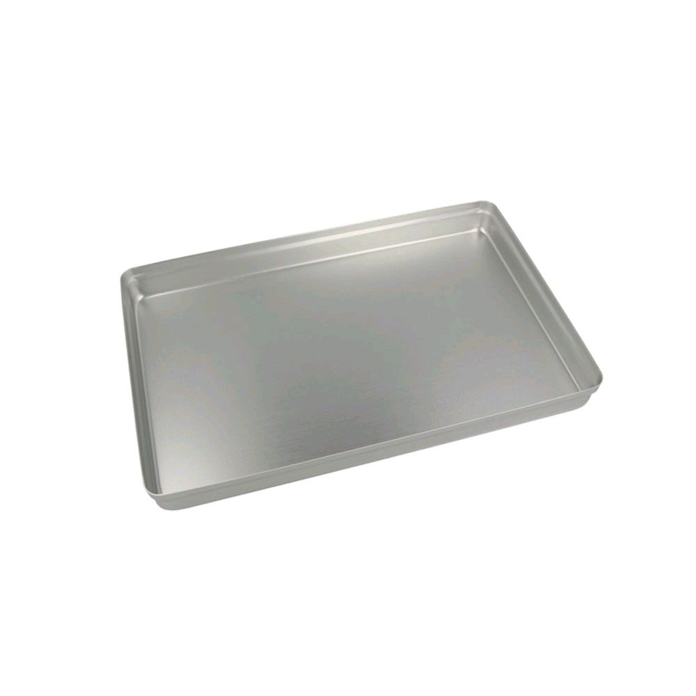 Aluminium-Deckel für Normtray von Euronda, ungelocht mit Rand