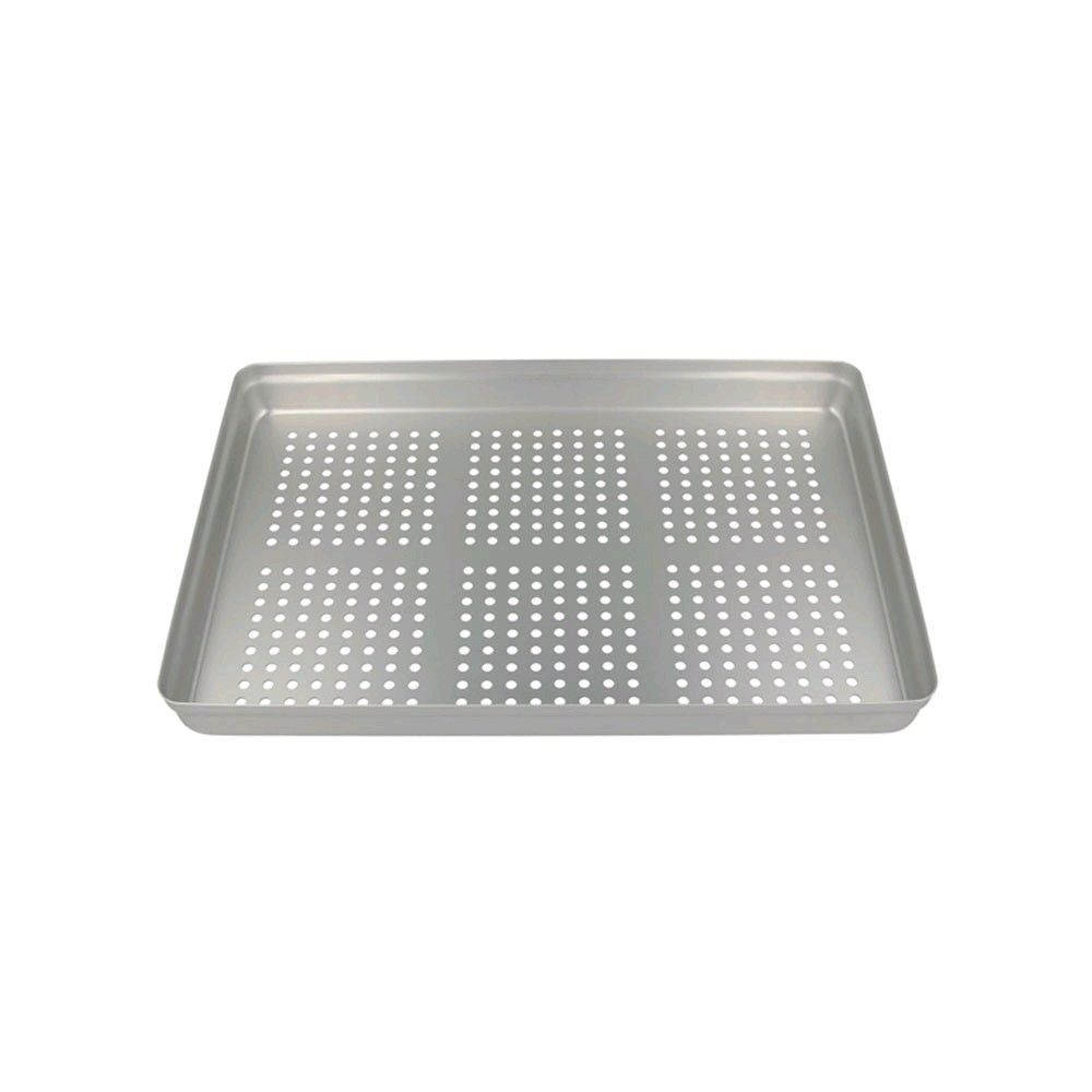 Aluminium-Deckel für Normtray von Euronda, gelocht mit Punktmuster