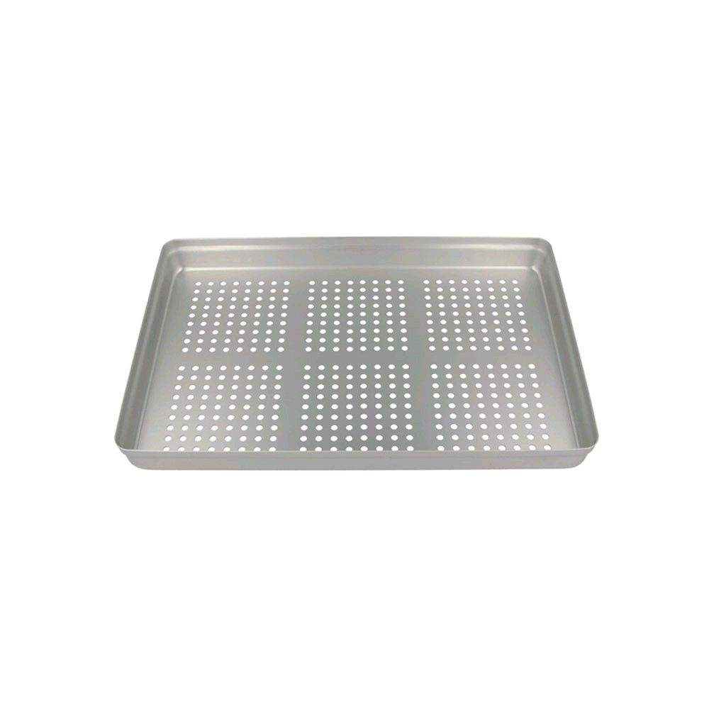 Aluminium-Deckel für Normtray von Euronda, gelocht mit Punktöffnungen