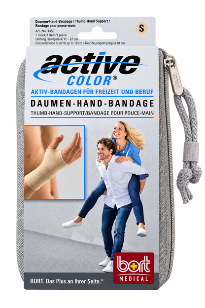 Daumen-Hand-Bandage mit hautfarbener Daumenstütze für festen Handgelenk-Support