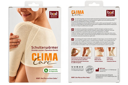 ClimaCare® Schulterwärmer von Bort, cremefarbener Schulterwärmer aus Baumwolle+Angora