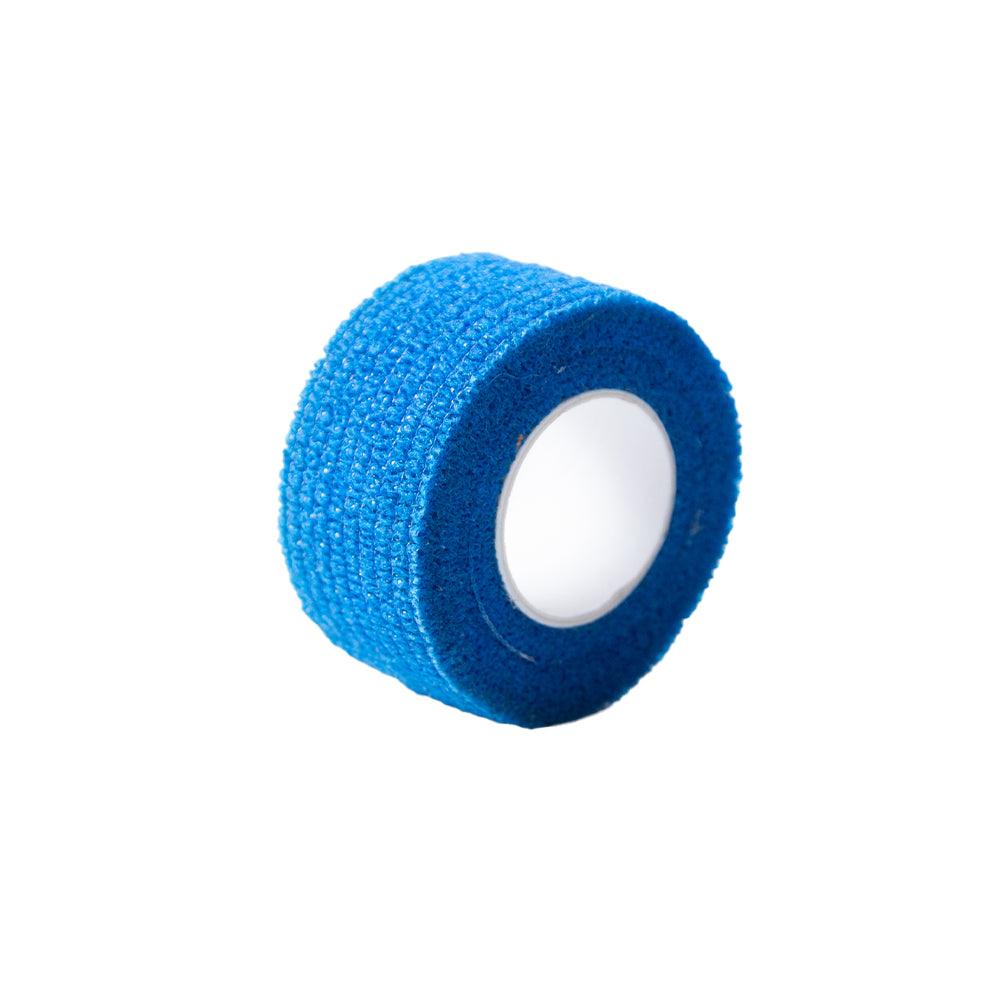 Kohäsives Fingertape, dunkelblau mit Klebe-Kern, 2,5 cm x 4,5 m