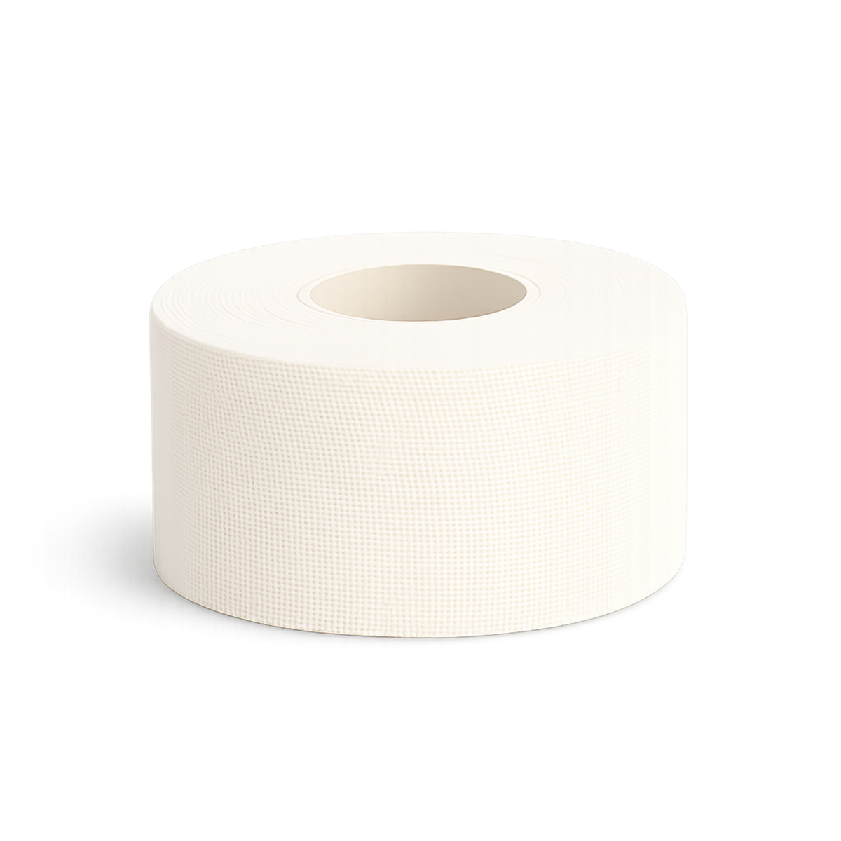 Weiße Tapeverband-Rolle von MSP sportTape, zylindrisch aufgewickelt
