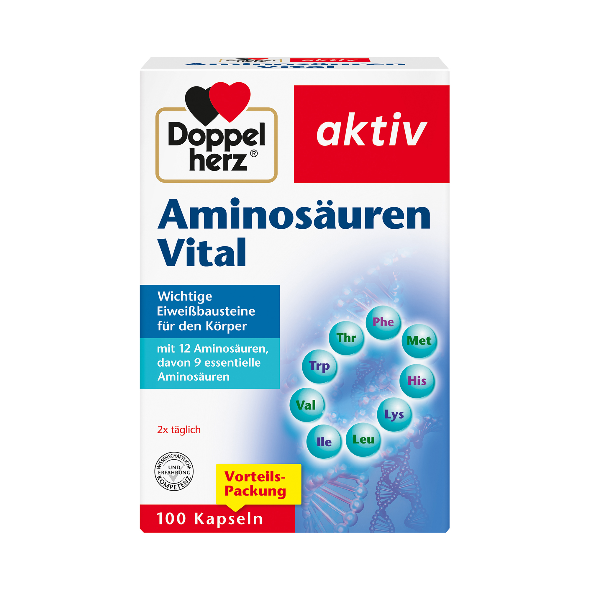 Doppelherz aktiv Aminosäuren Vital, 100 Kapseln