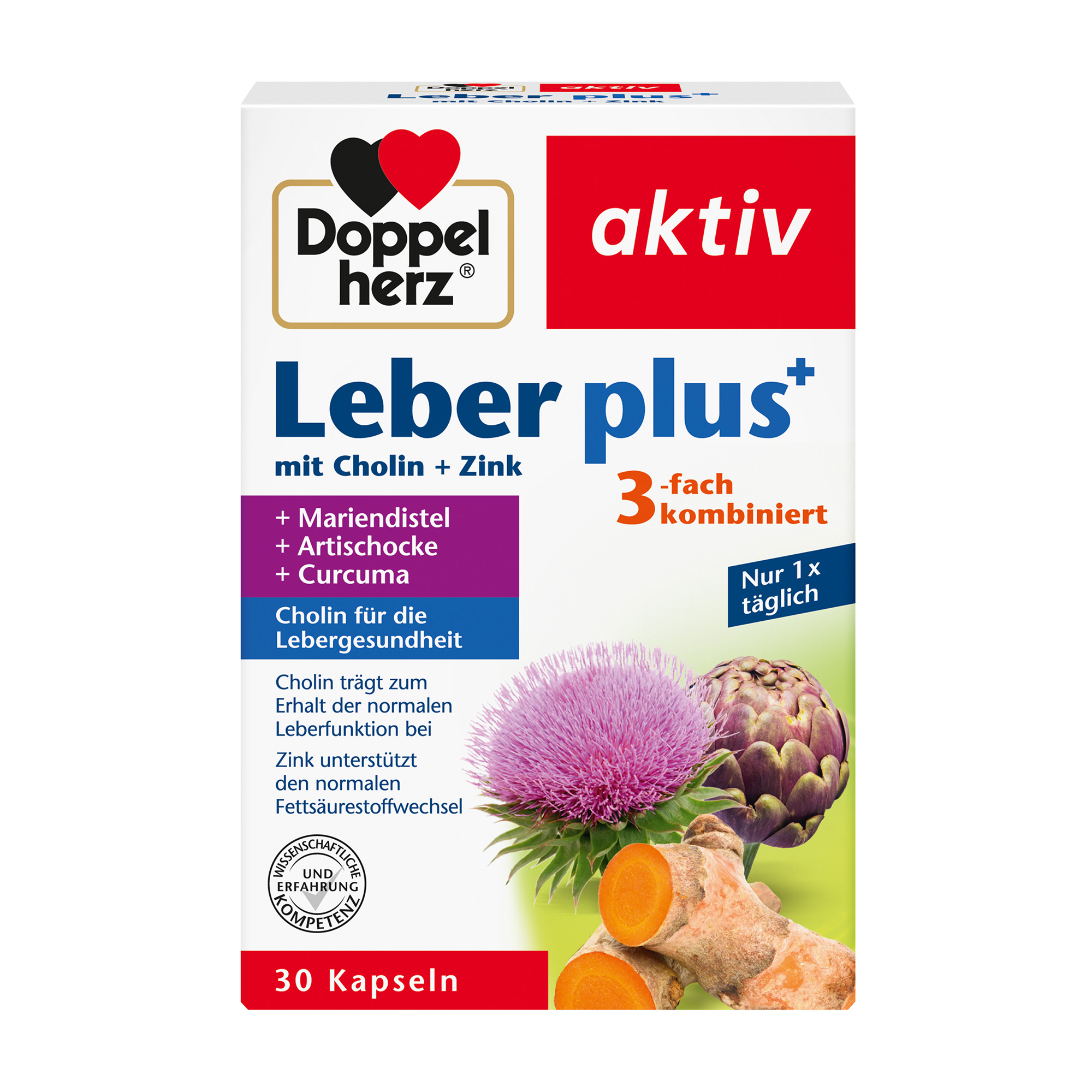 Doppelherz aktiv Leber plus, 30 Kapseln