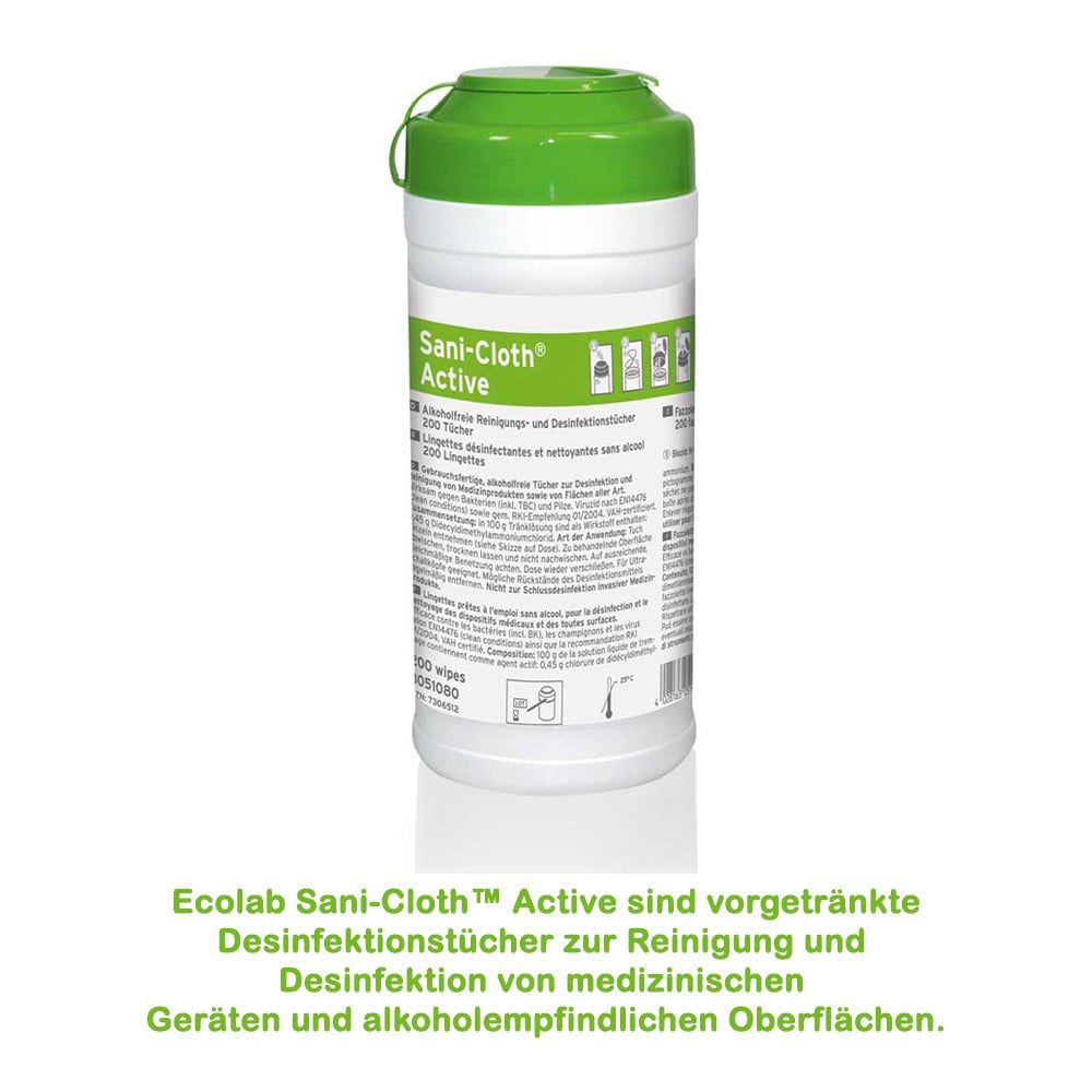 Ecolab Desinfektionstücher Sani-Cloth Active, getränkt, 2 Gr.