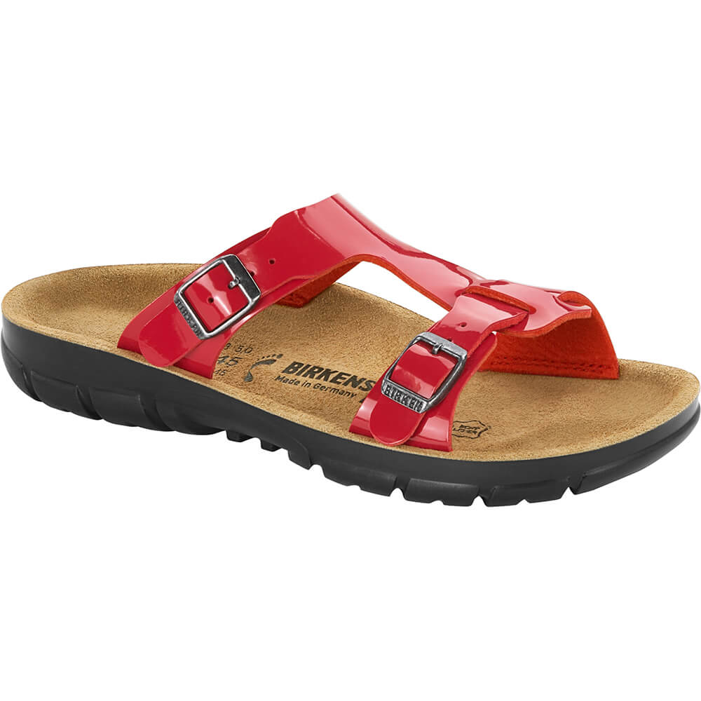 Sofia BF, Birko-Flor, von Birkenstock, Schmal, Tango Rot, Gr. 41