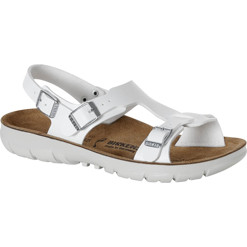 Saragossa BF, Birko-Flor, von Birkenstock, Schmal, weiß, Gr. 37