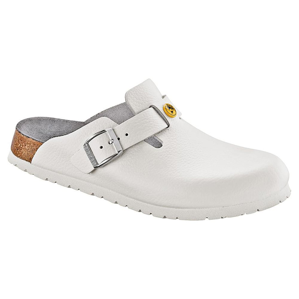 Birkenstock Boston ESD, TÜV-geprüft, weiß, Gr. 43